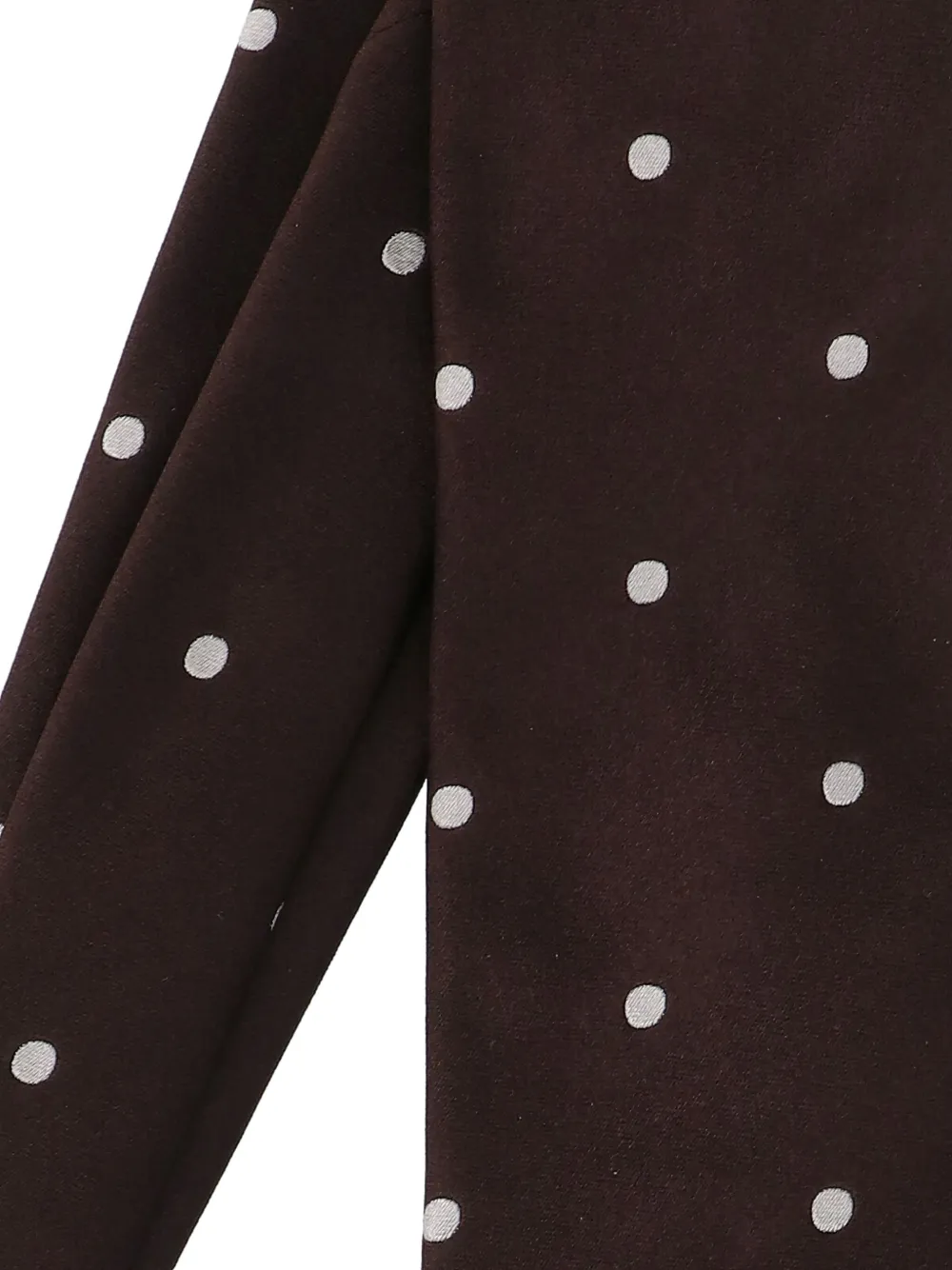 TOM FORD polka-dot silk tie - Bruin