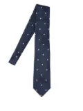 TOM FORD polka-dots silk tie - Blue