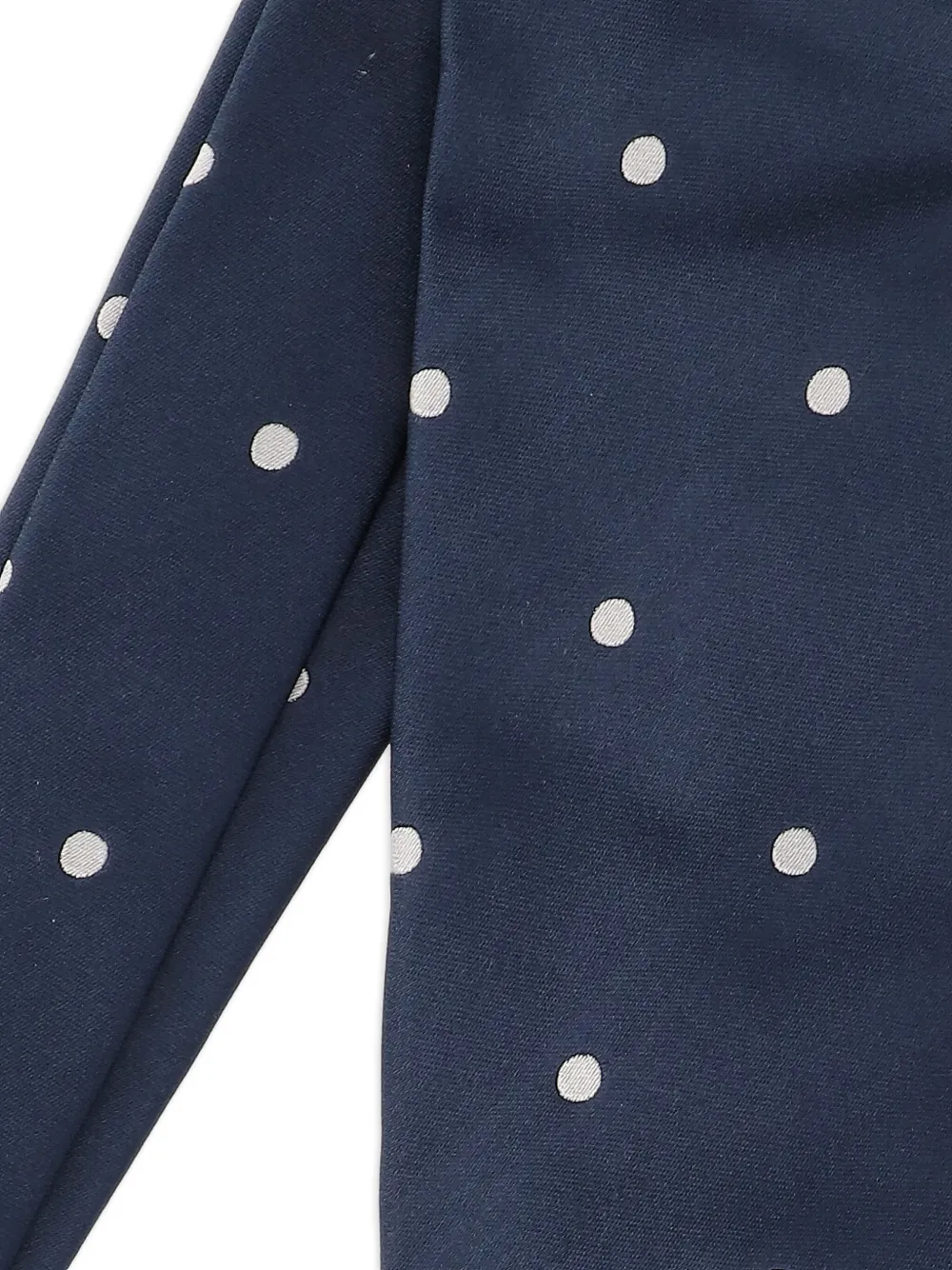 TOM FORD Zijden stropdas met stippen Blauw