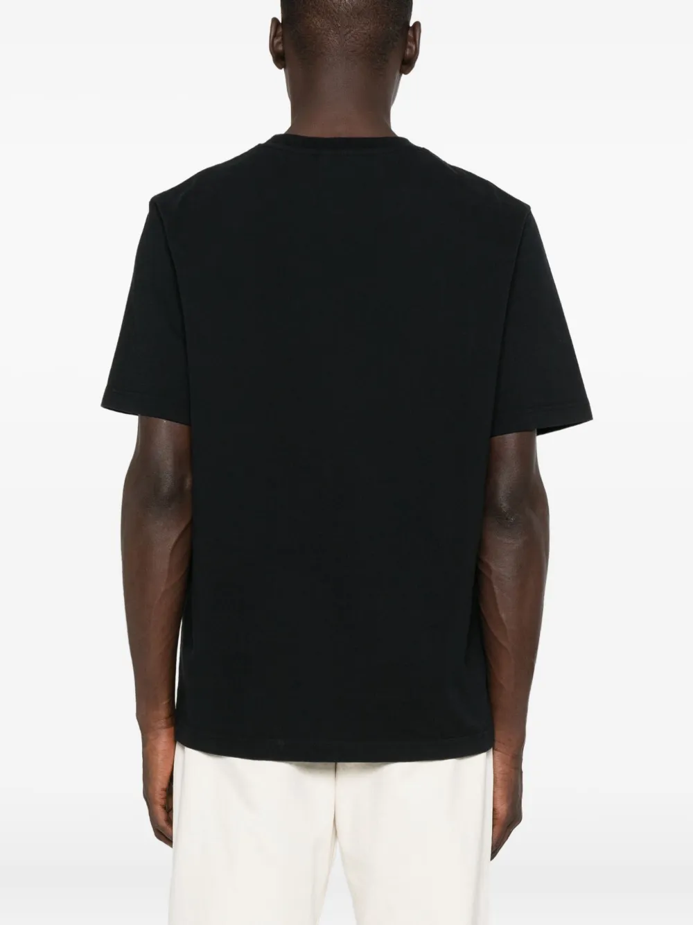 Maison Kitsuné party-fox print T-shirt - Zwart