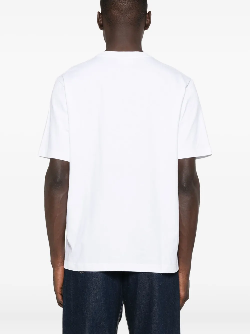 Maison Kitsuné T-shirt met vossenprint Wit