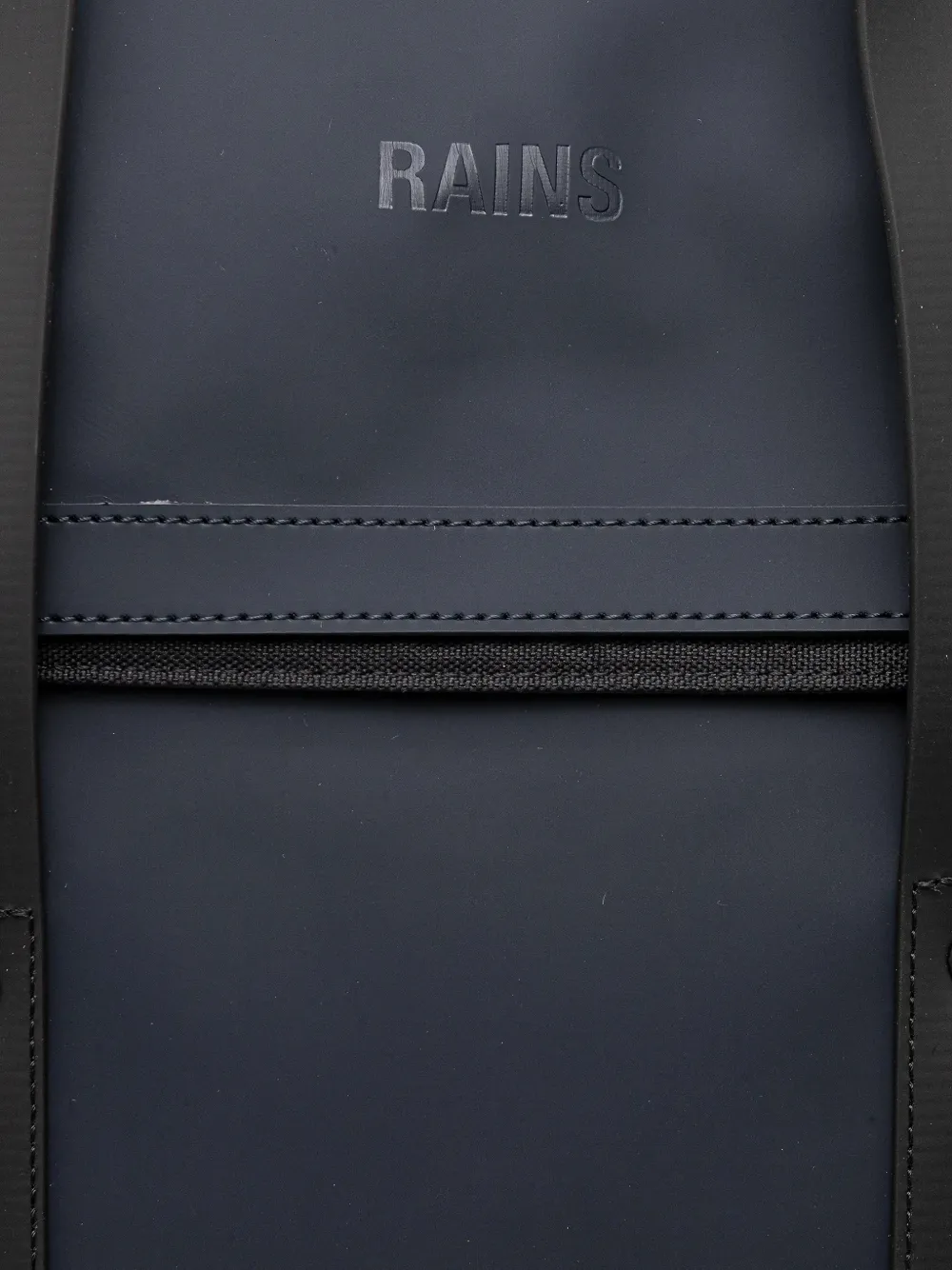  Rains Logo-detail Backpack - Blue 