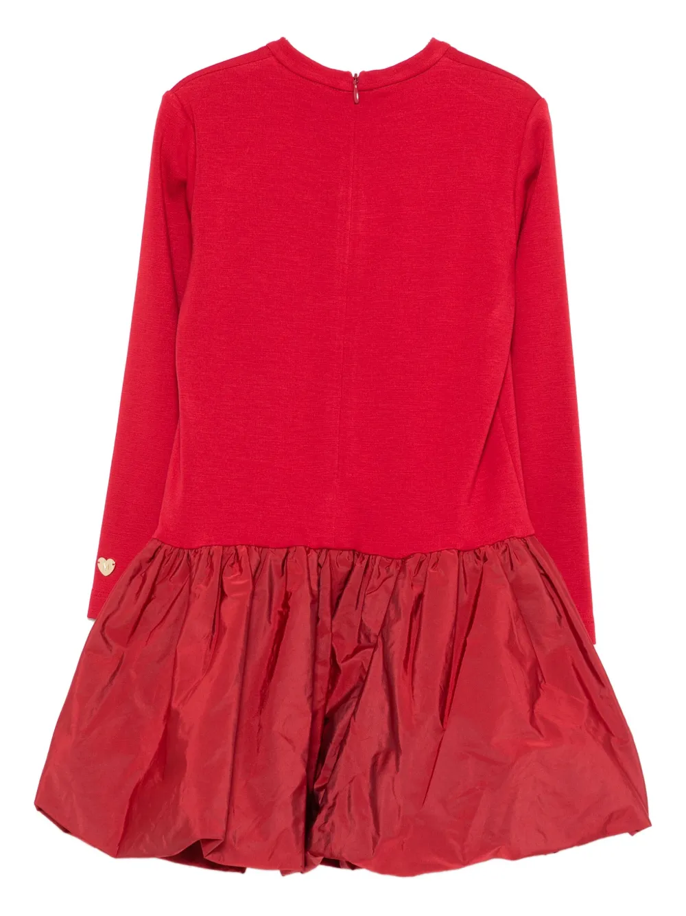 Monnalisa Jurk met lange mouwen Rood