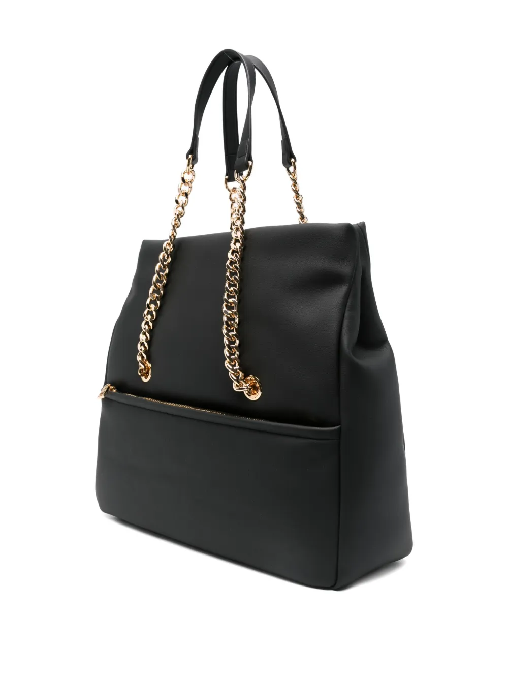 Love Moschino Leren shopper Zwart