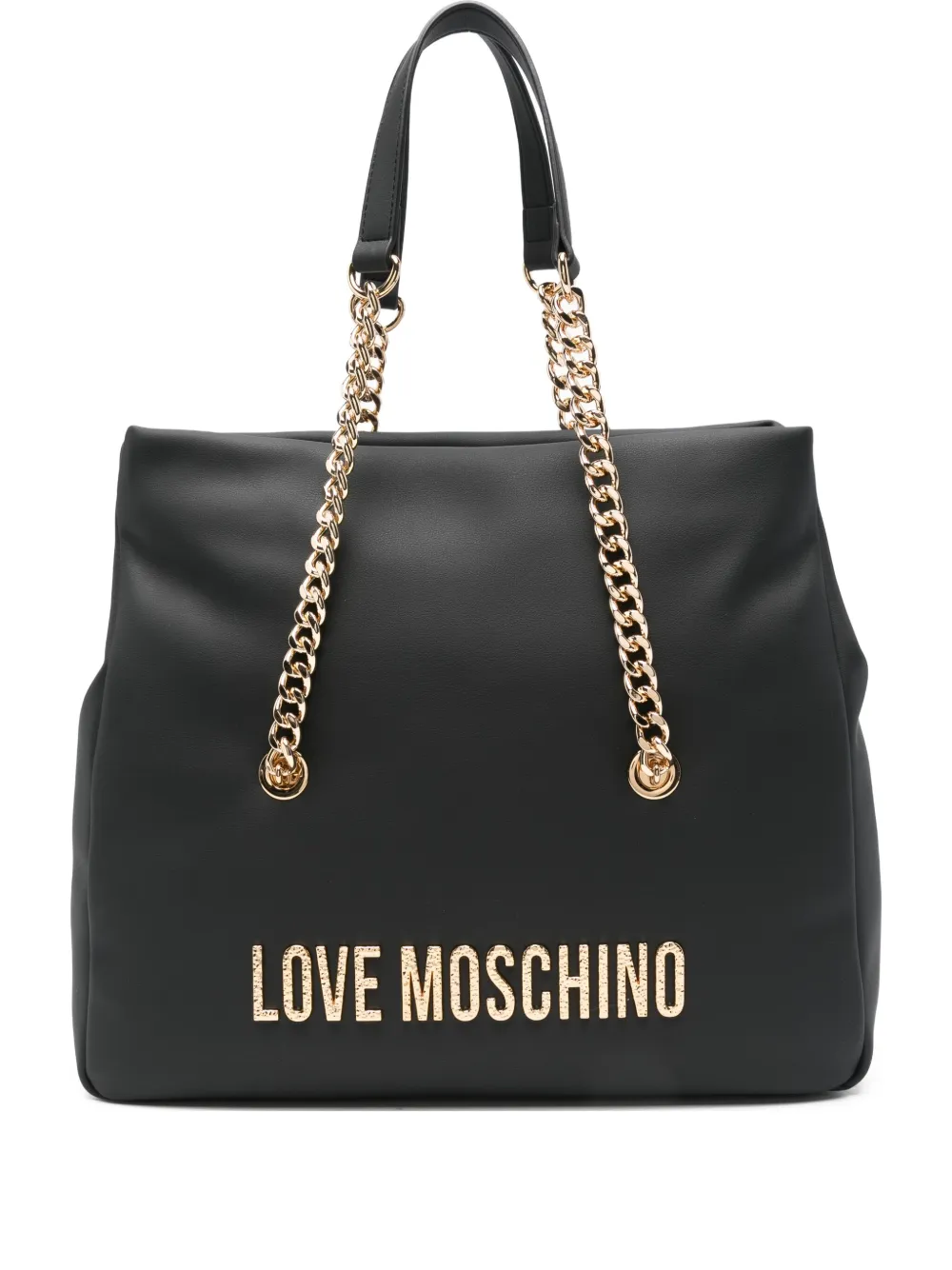 Love Moschino leather tote bag | Black | Image 1