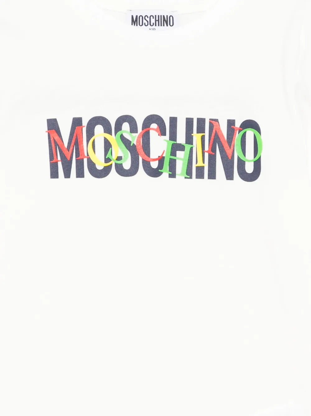 Moschino Kids T-shirt met lange mouwen Wit