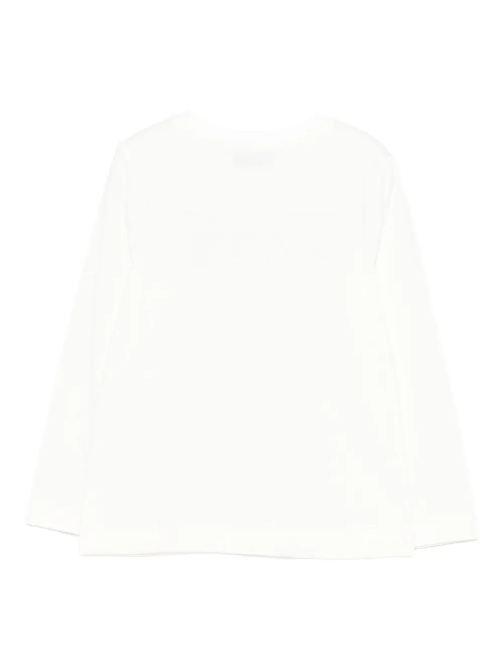 Moschino Kids T-shirt met lange mouwen Wit