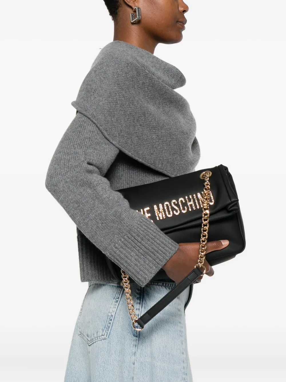 Love Moschino logo-lettering strap shoulder bag | Image 2