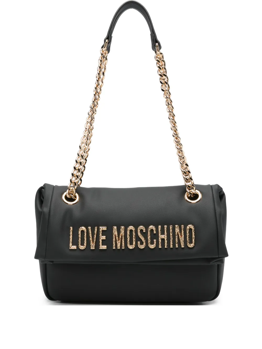 Love Moschino logo-lettering strap shoulder bag | Black | Image 1