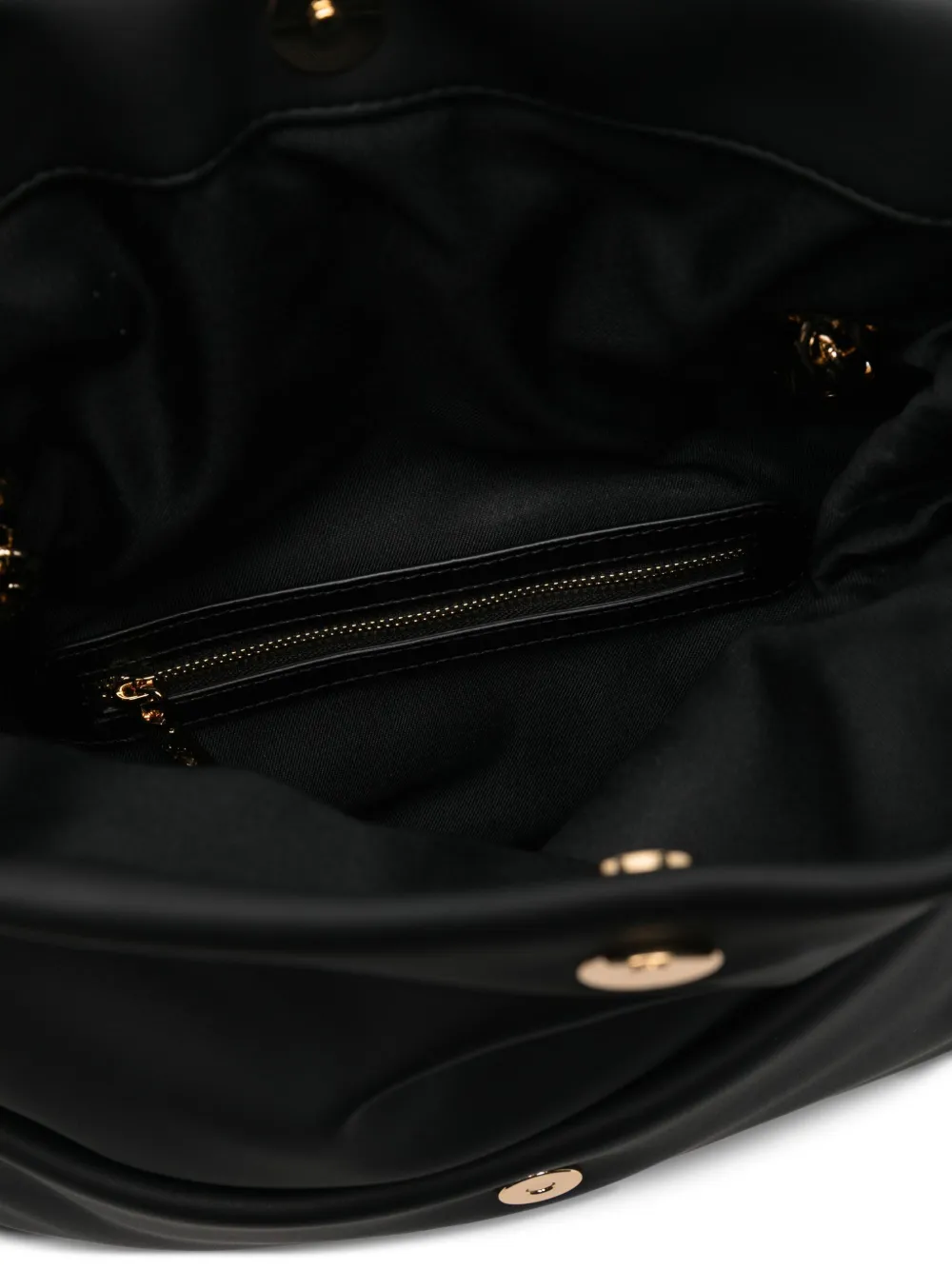 Love Moschino Schoudertas met logo en band Zwart