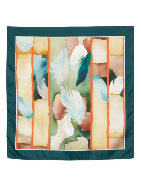 D'aniello mascada de seda con estampado abstracto