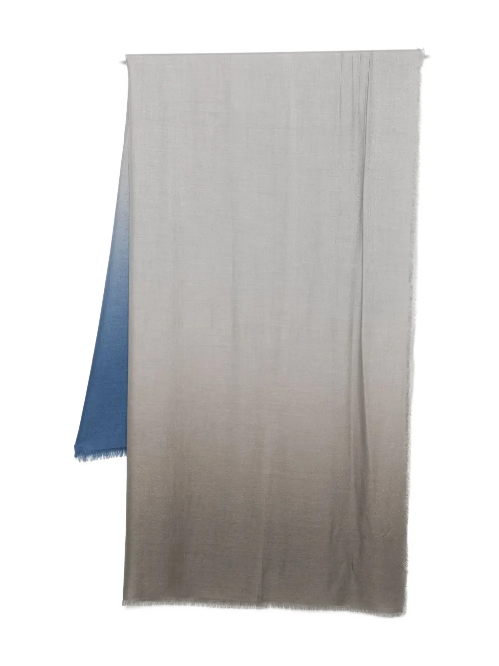 D'aniello ombre-effect scarf - グレー D'aniello ombre-effect scarf - グレー