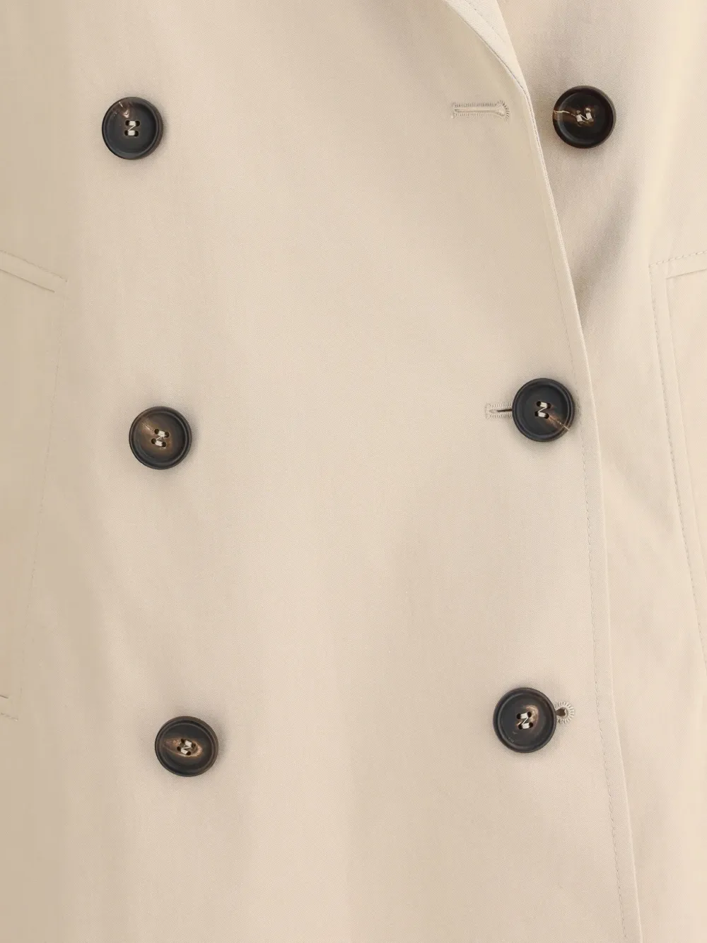 Brunello Cucinelli wide-lapels jewel-embellished jacket Beige