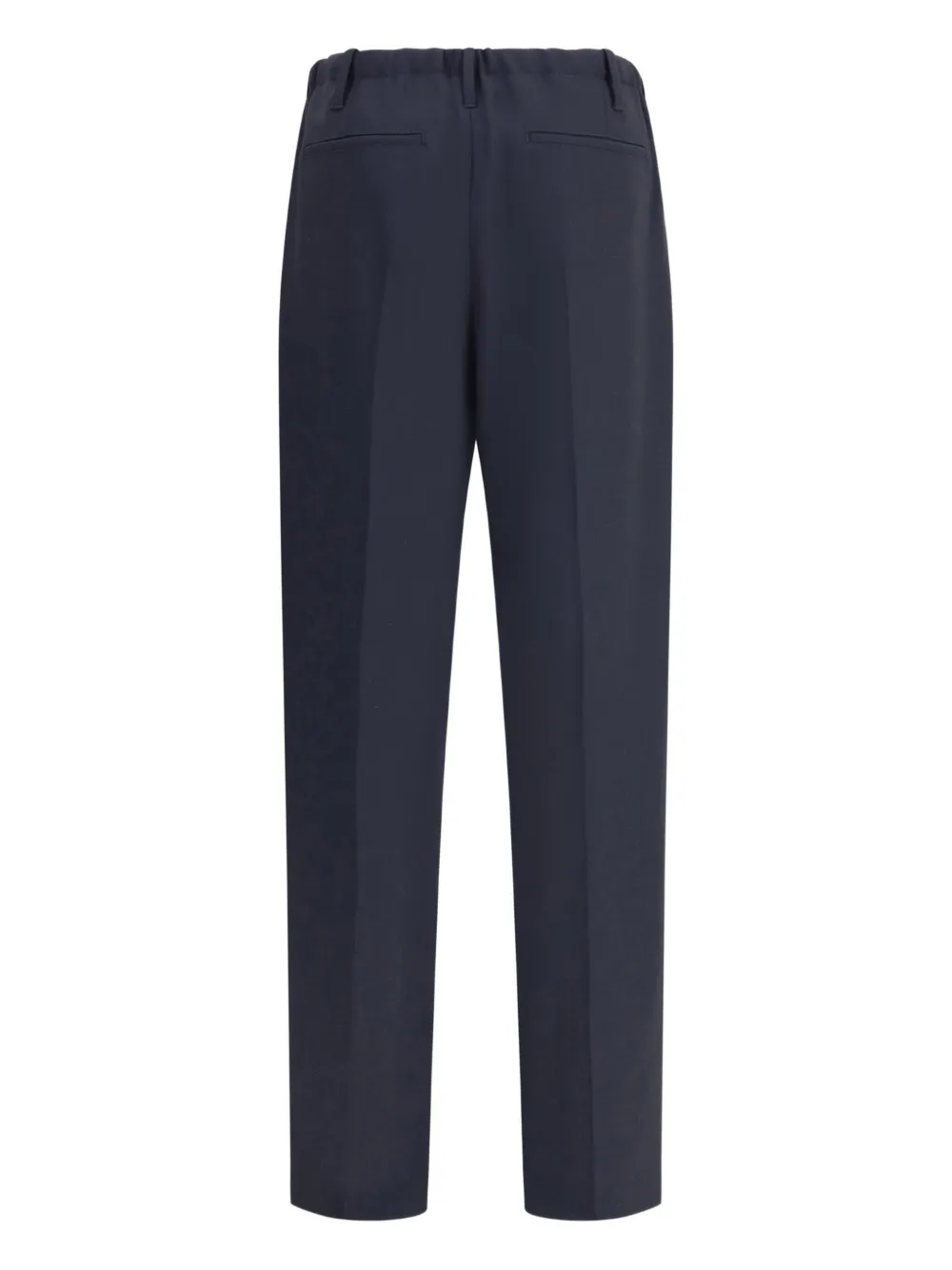 Brunello Cucinelli elastic-waistband pleated trousers - Zwart