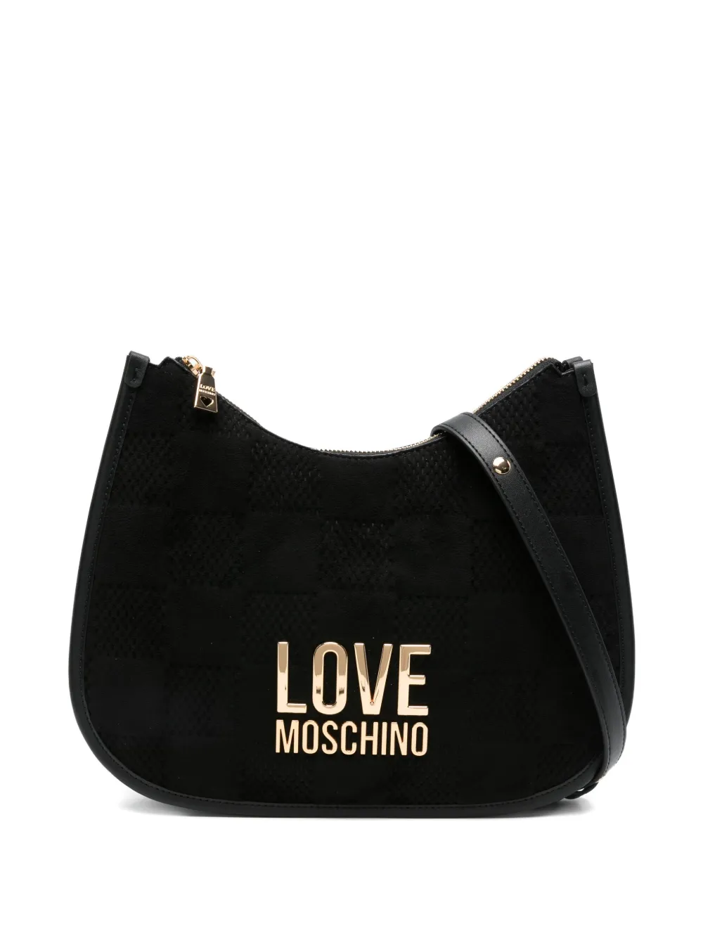 Love Moschino logo-letteing cross body bag | Black | Image 1