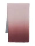 D'aniello ombre-effect scarf - Blue