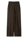 Eric Bompard pleated trousers - Brown