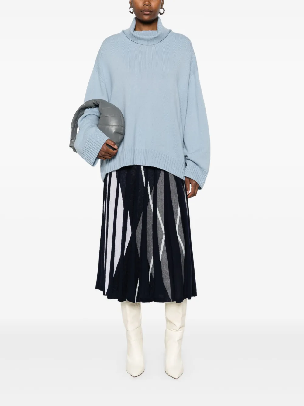 Eric Bompard ribbed turtleneck sweater | Knitted Sweaters | Image 2