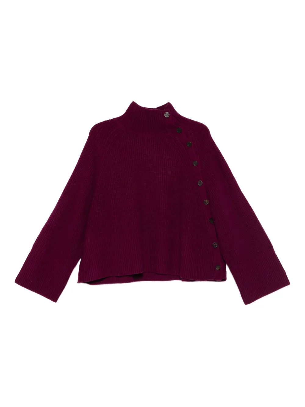 Eric Bompard long-sleeves buttoned sweater | Purple | Image 1