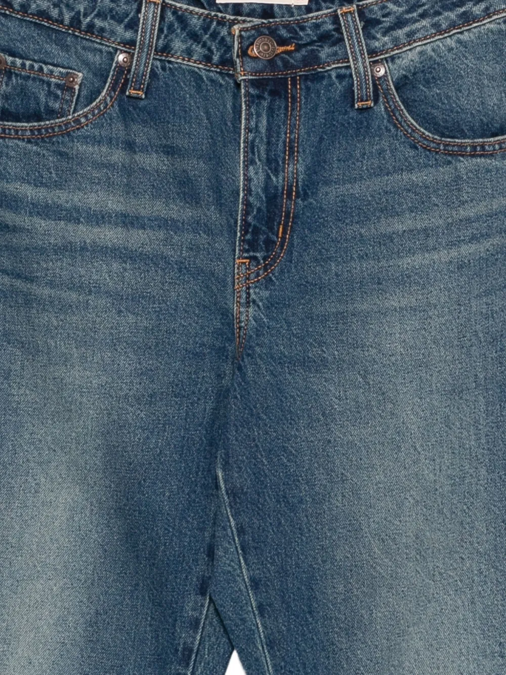 Levi's Denim jeans met logopatch en ballonpijpen Blauw
