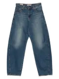 Levi's logo-patch balloon-leg denim jeans - Blue