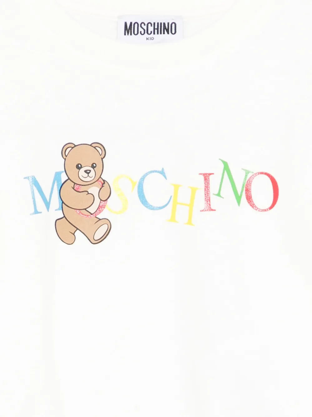 Moschino Kids Sweater met ruche afwerking Wit