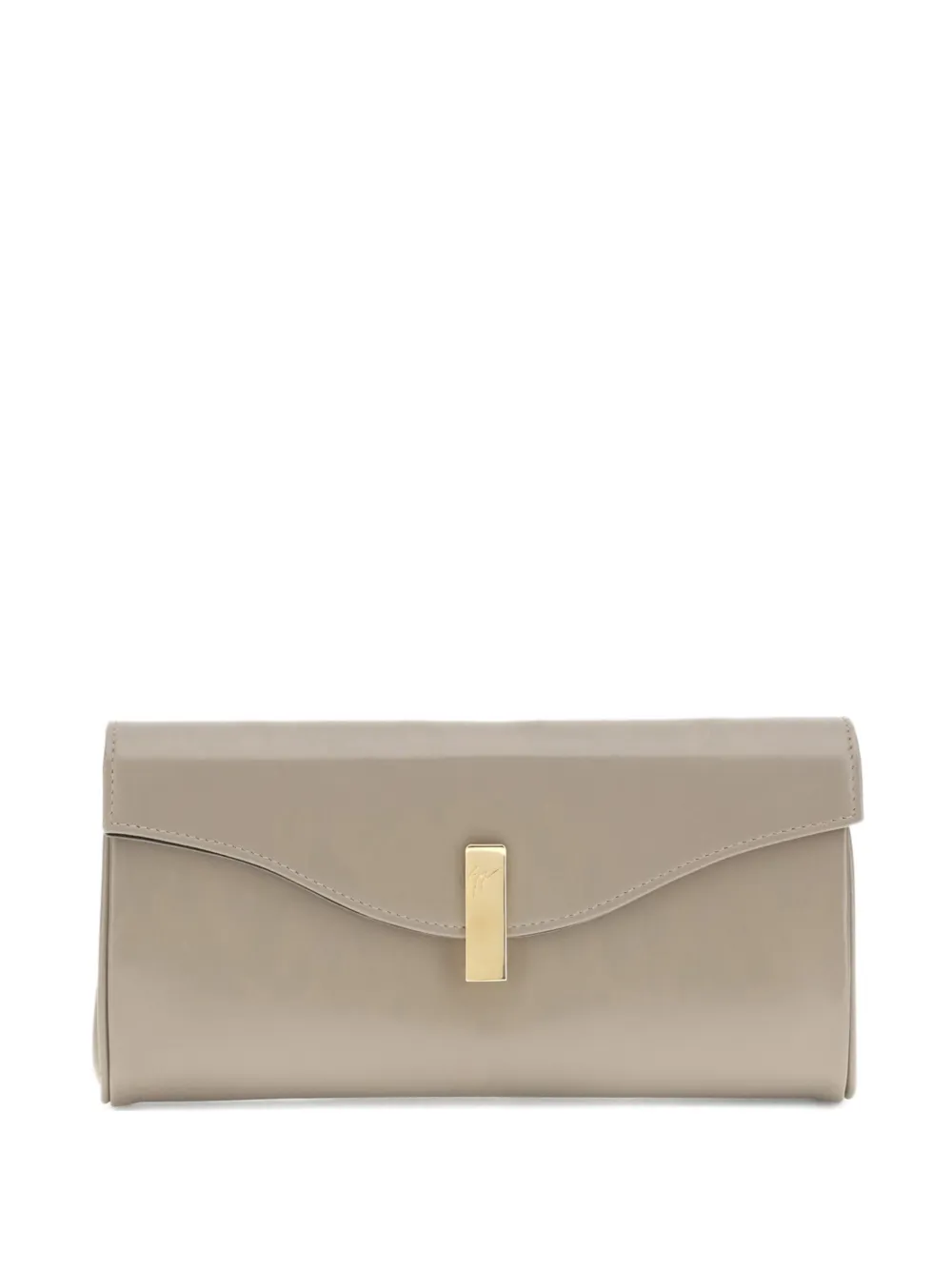 Giuseppe Zanotti Clutch met kettinghengsel Beige