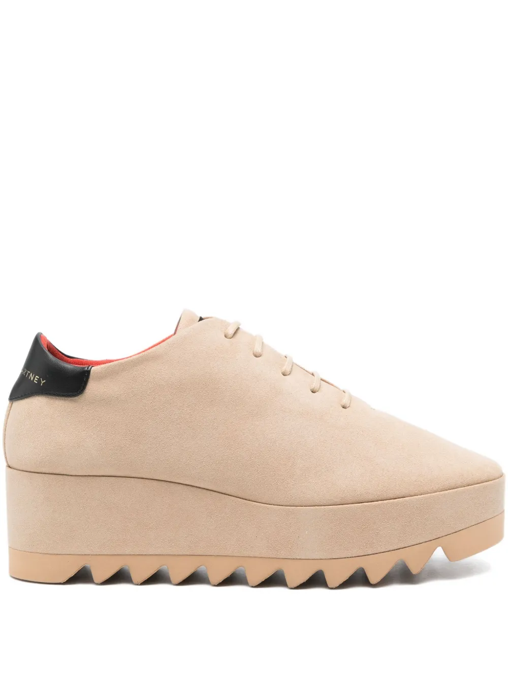 Stella McCartney lace-up platform sneakers Neutrals