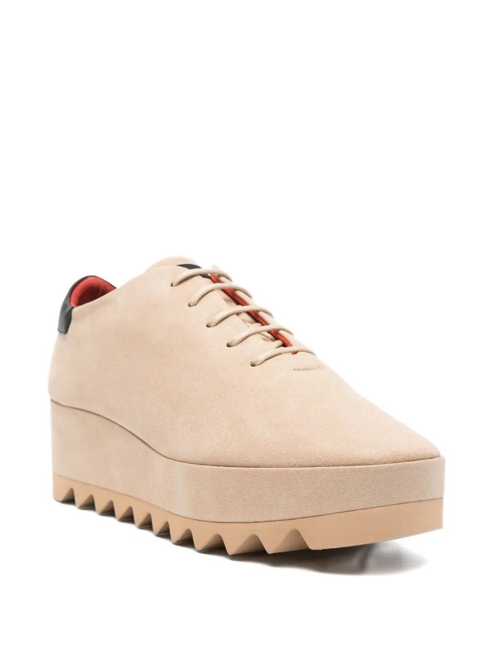 Stella McCartney lace-up platform sneakers Neutrals