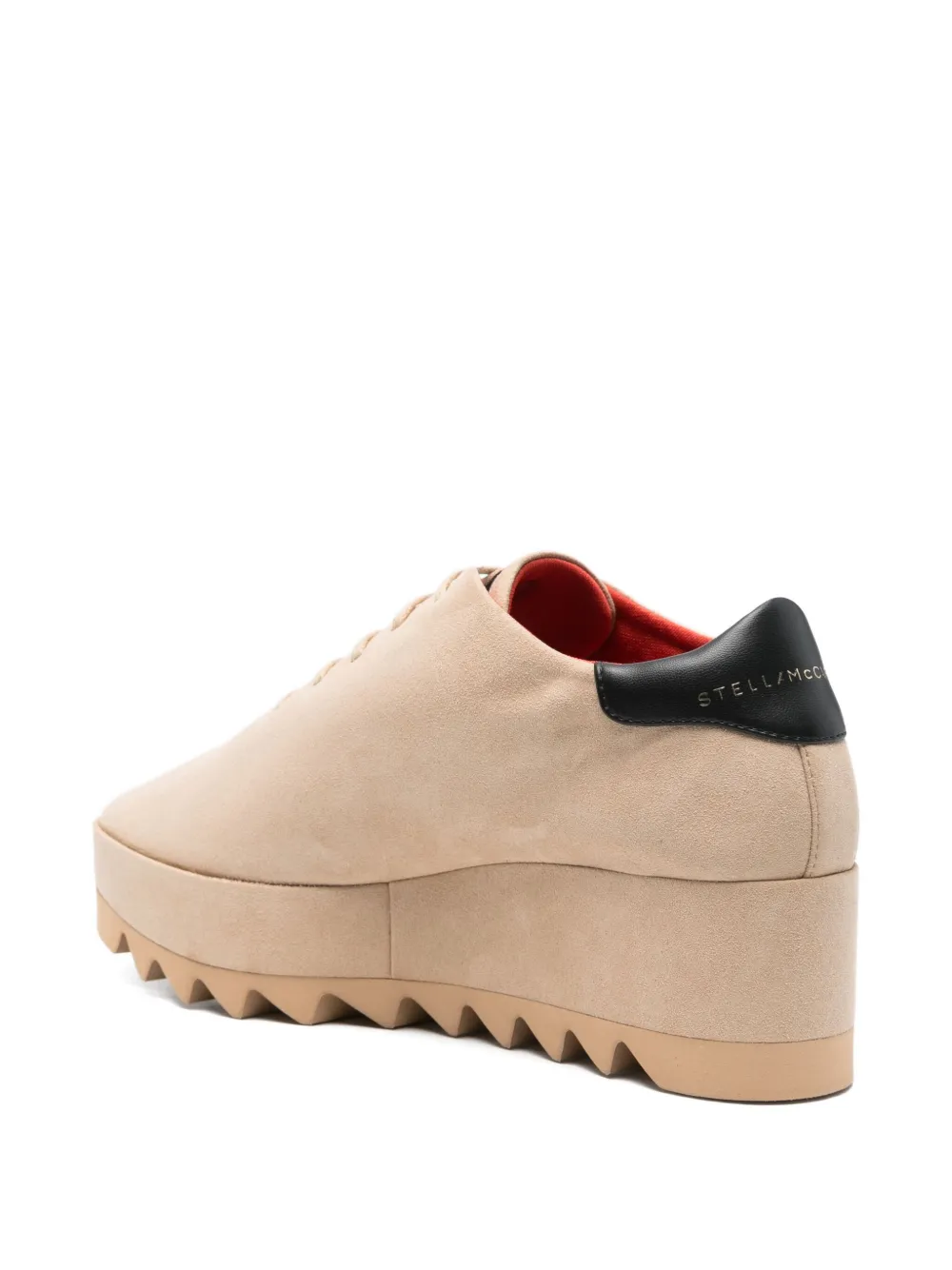 Stella McCartney lace-up platform sneakers Neutrals