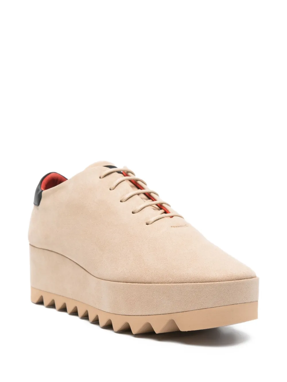 Stella McCartney Sneakers met plateauzool - Beige