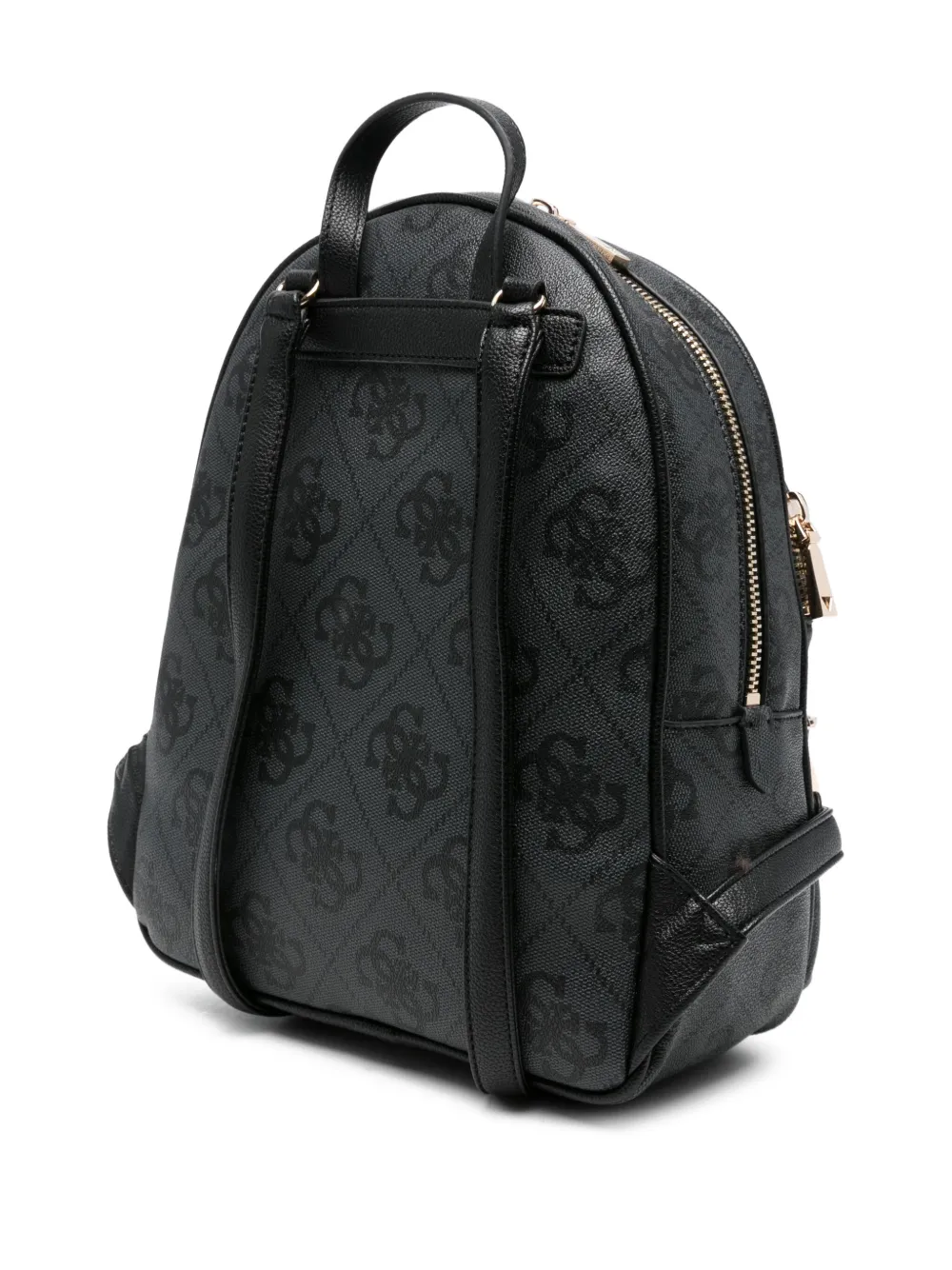GUESS USA logo-plaque striped backpack | Image 2