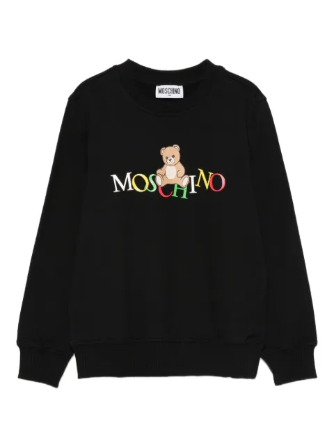 Moschino Kids teddy-logo sweatshirt
