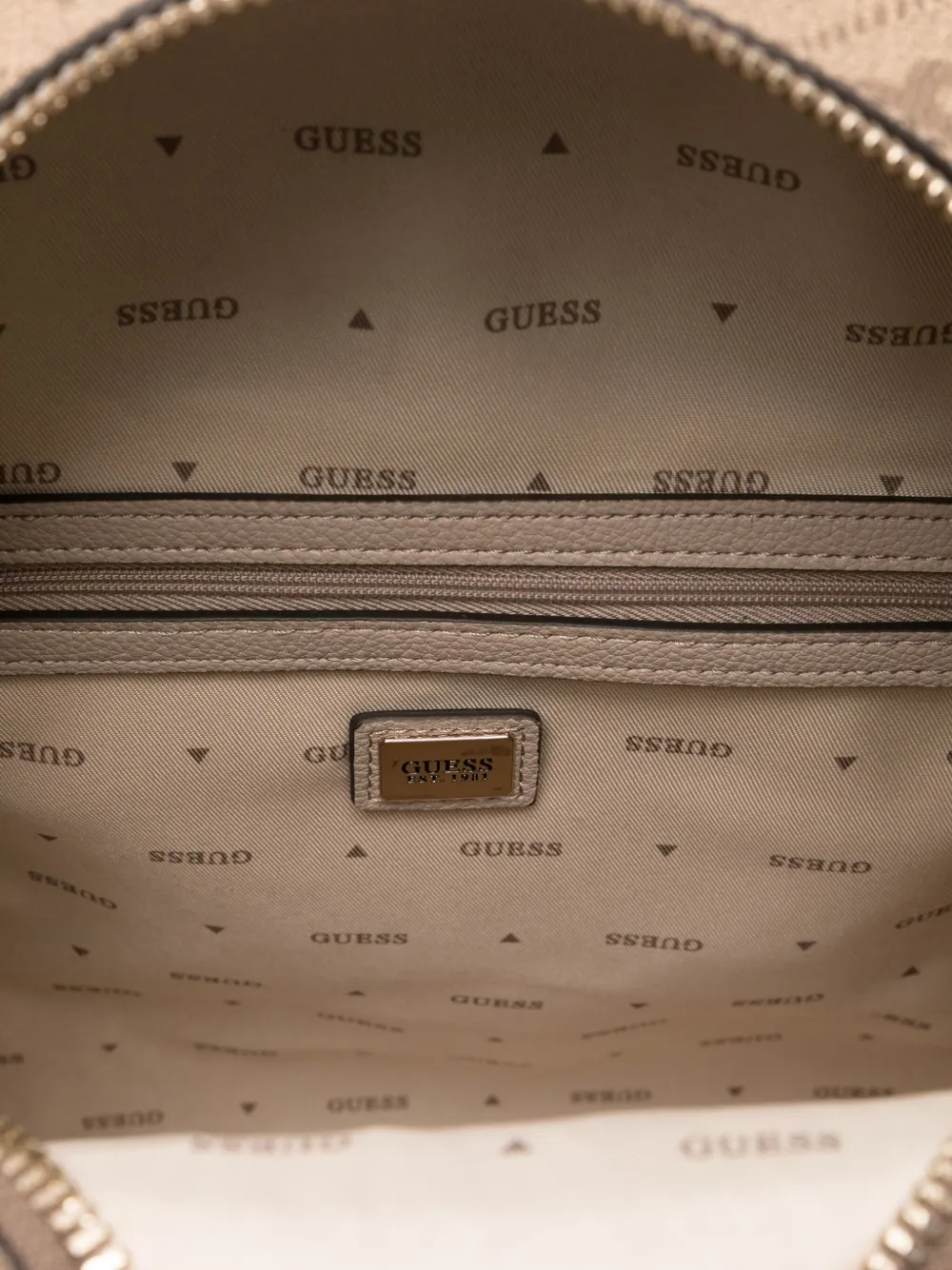 GUESS USA Rugzak met logoprint Beige