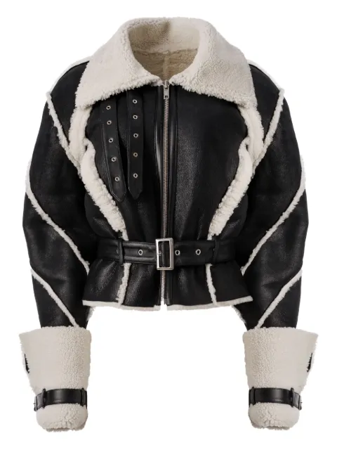 Almaz Tundra panelled belted jacket
