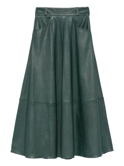Almaz panelled flared skirt