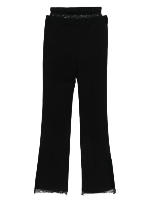 Almaz lace-trimmed trousers