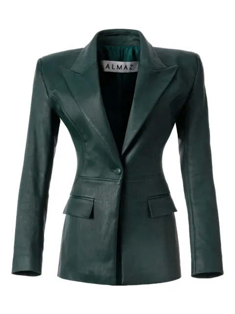 Almaz Framework leather blazer