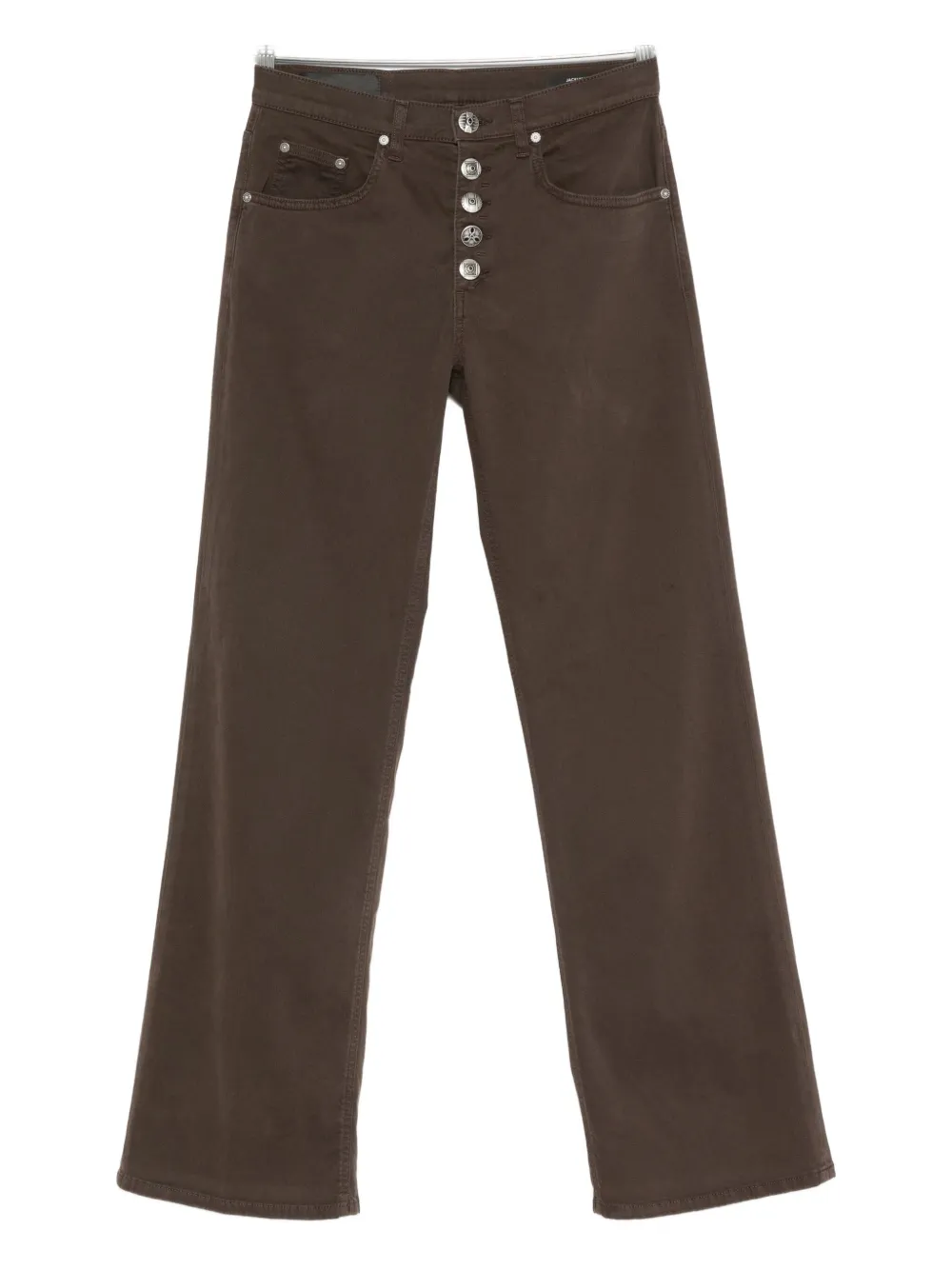 Dondup Buttoned Jeans In Brown