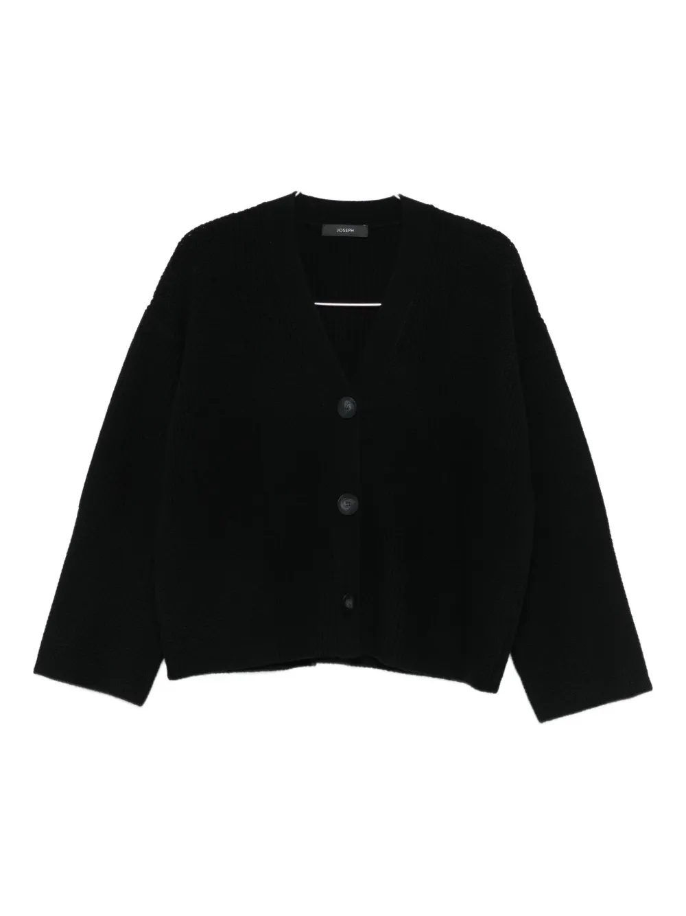 Joseph Soft Wool Cardigan In Black