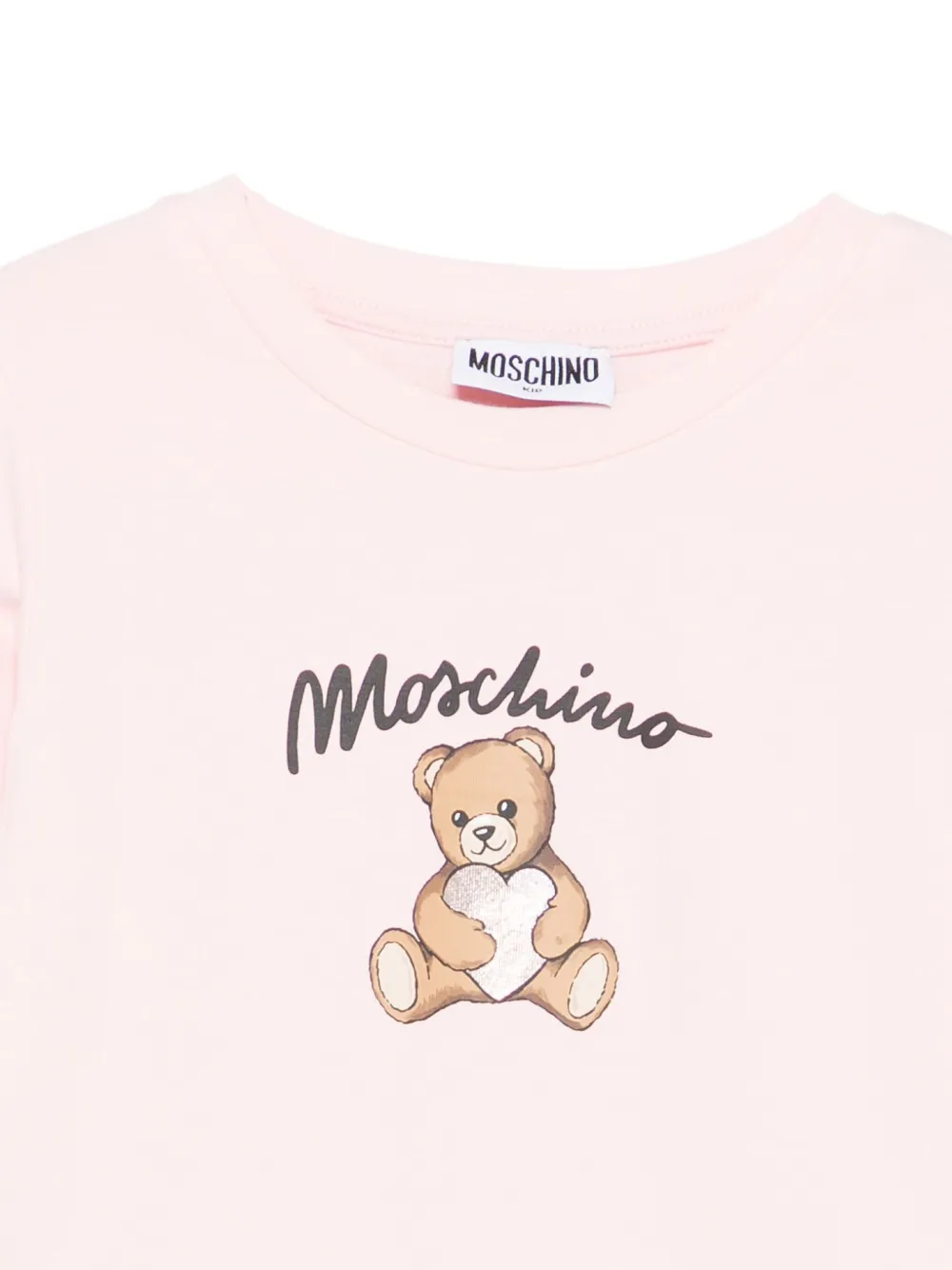 Moschino Kids T-shirt met lange mouwen Roze