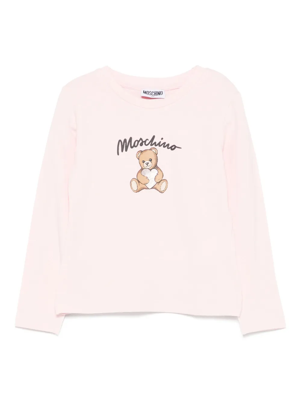 Moschino Kids T-shirt met lange mouwen Roze