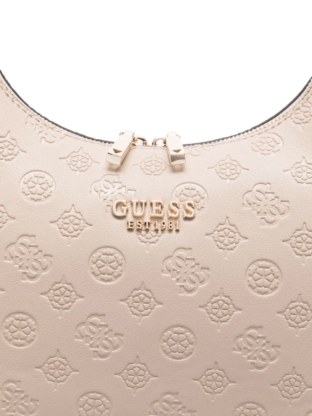 GUESS USA Phoebe 4G schoudertas met logo Beige