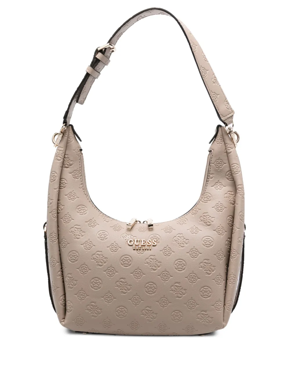 GUESS USA Phoebe 4G logo shoulder bag | Neutrals | Image 1