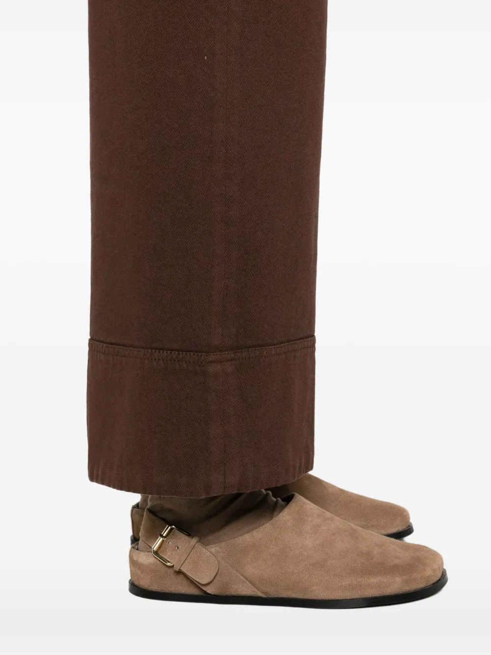 Dondup Cuffed Jeans In Brown