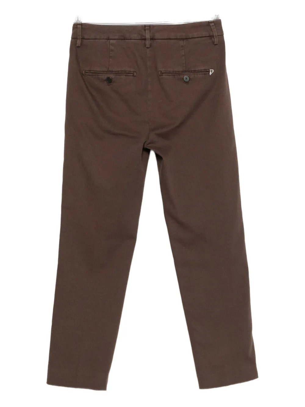 Dondup Buttoned-up Trousers In Brown