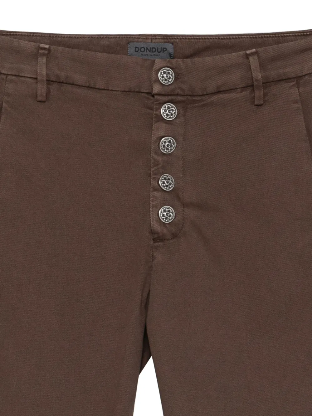 DONDUP Button-up broek Bruin