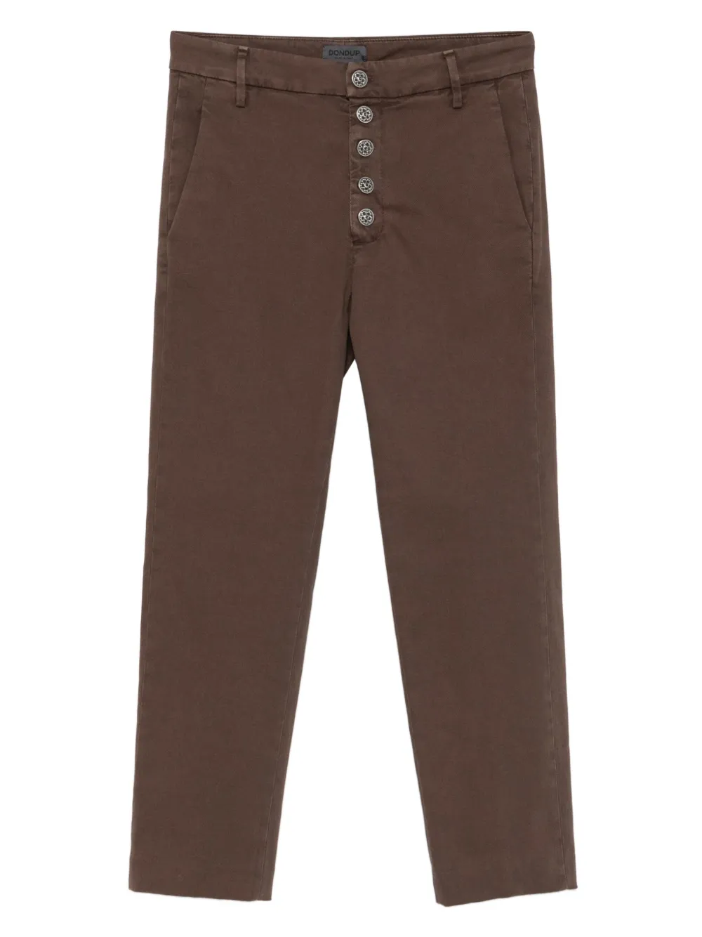 DONDUP buttoned-up trousers | Brown | Image 1