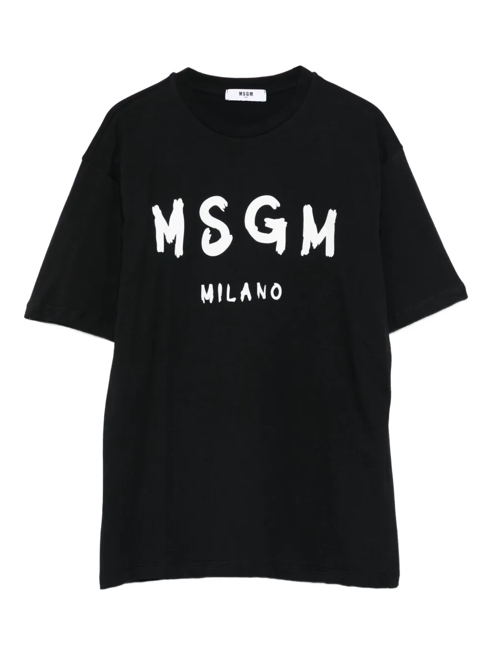 MSGM Kids logo-print T-shirt | Black | Image 1