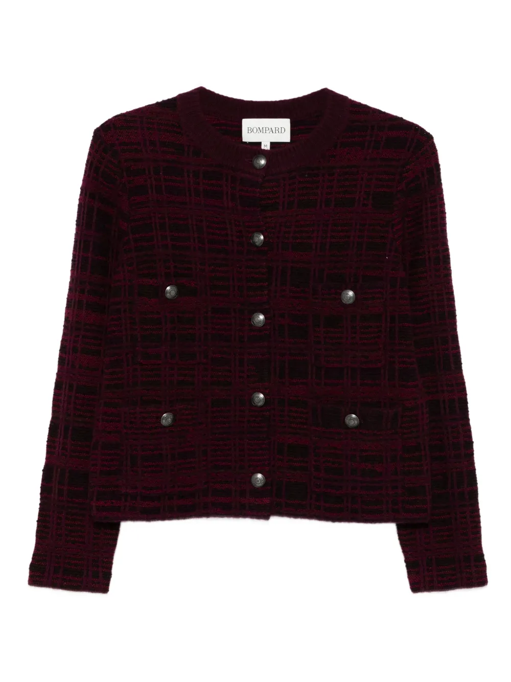 Eric Bompard jacquard tweed jacket | Purple | Image 1